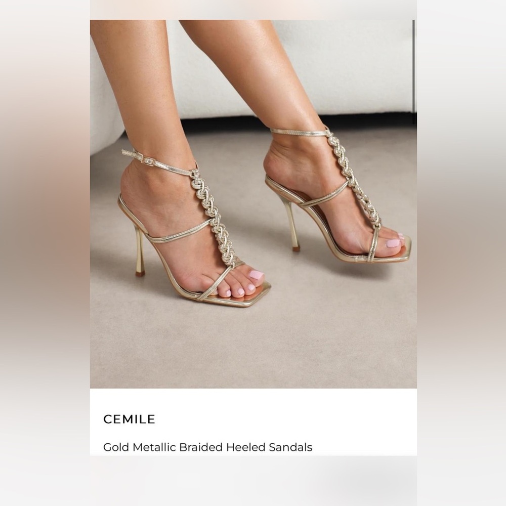 Simmi London Cemile Heel Sandals sz 9
